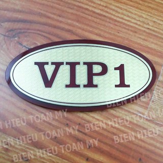 Biển số phòng VIP