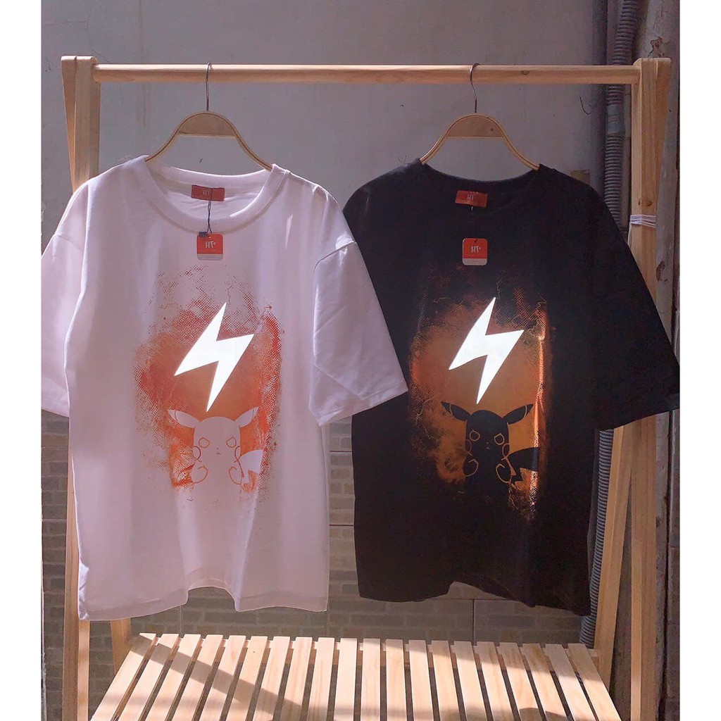 Áo Thun PIKACHU From Rộng Unisex TEEN Cực HOT