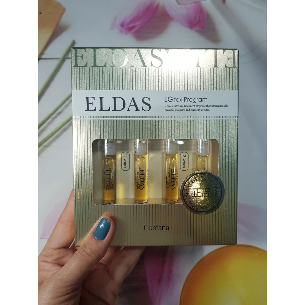 Serum tế bào gốc Eldas EG Tox Program Coreana mini 4 ống