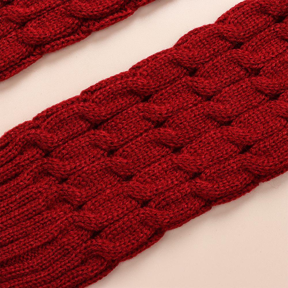 Vớ Dệt Kim Bảo Vệ Chân Đính Banh Lông Phong Cách Lolita Cho Bé Gái