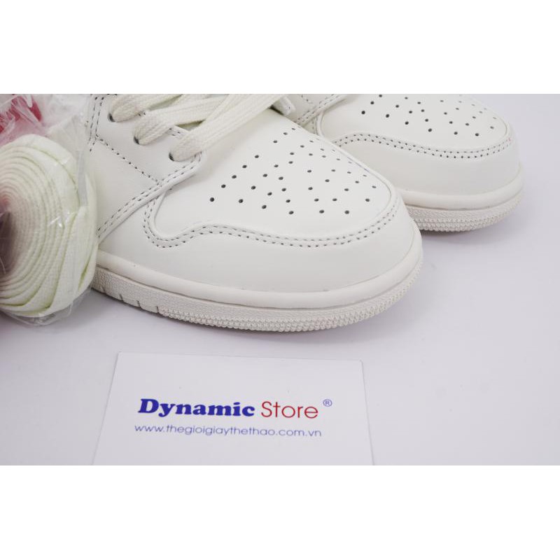 Giày Jordan 1 Low White University Red