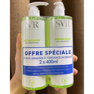 Sữa rửa mặt svr cho da dầu sebiaclear gel moussant 400ml