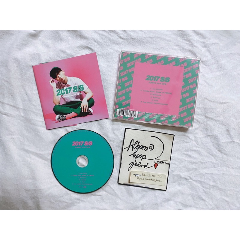 2pm JUNHO Album Nhật 2017 S/S đã khui seal, gồm cd và mini booklet như hình.