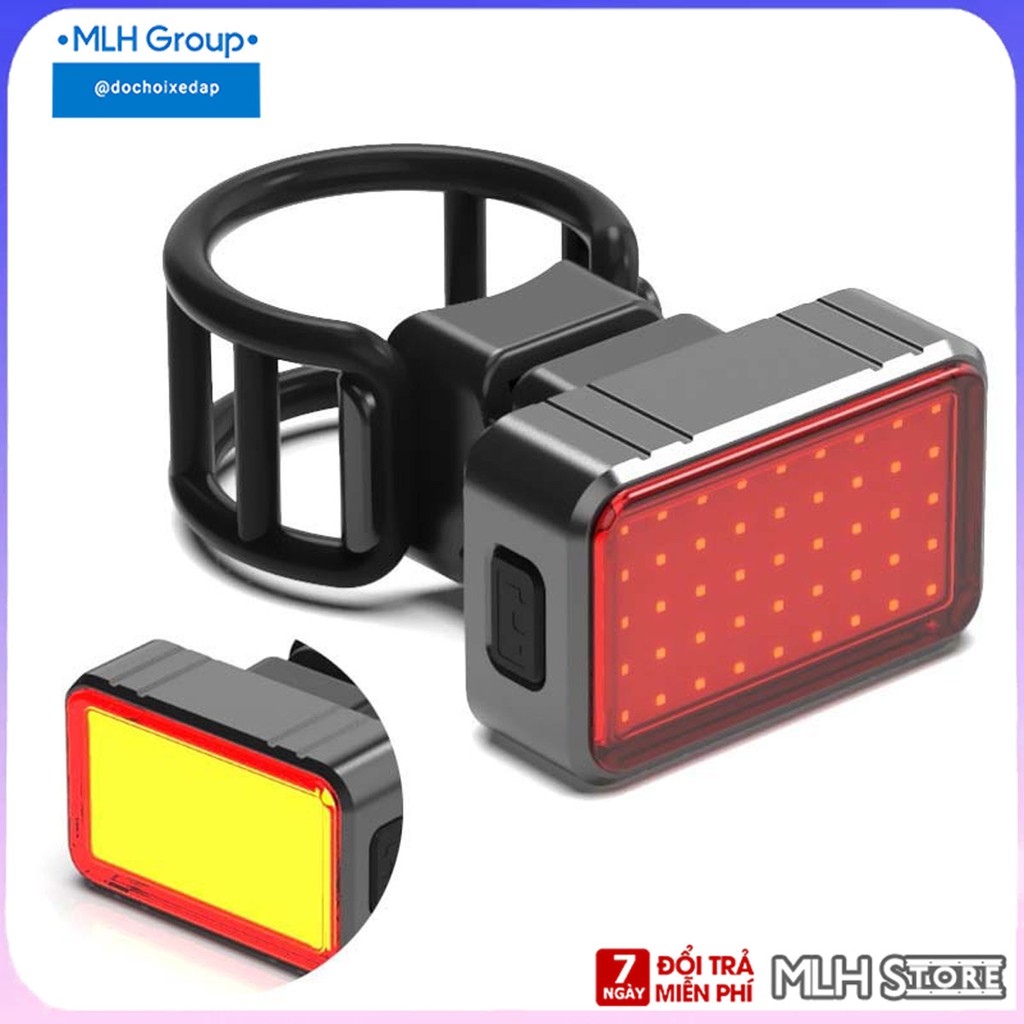Đèn Led Đuôi Xe Đạp 100Lumens 4 Chế Độ Đèn Phanh Cảm Biến Gia Tốc Thông Minh Sạc USB Chống Nước/ Bụi Bẩn Cho Xe Đạp MLH