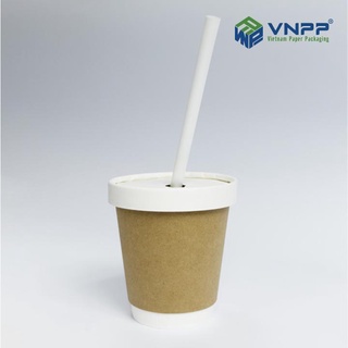 Cốc/ly giấy Kraft 2 lớp 10oz - 300ml