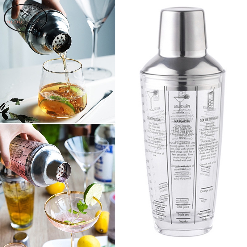 Bình Lắc Pha Chế Cocktail Bằng Inox 700ml