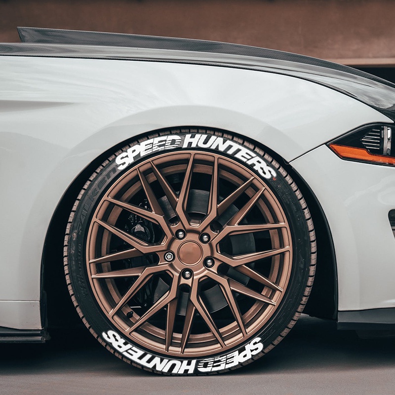 1 Bộ Sticker Dán Bánh Xe Hơi Xe Máy Hình Chữ HUNTERS Tùy Chỉnh Thời Trang Cá Tính 1