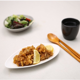 Đĩa Pebble bầu dục 22.5cm - Erato - Hàng nhập khẩu Hàn Quốc