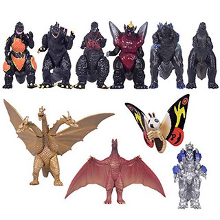 [Mã TOYDEC hoàn 20K xu đơn 50K] Bộ 10 Mô Hình Quái Vật Godzilla - Đại Chiến Quái Vật Khổng Lồ ( Mẫu 02 )