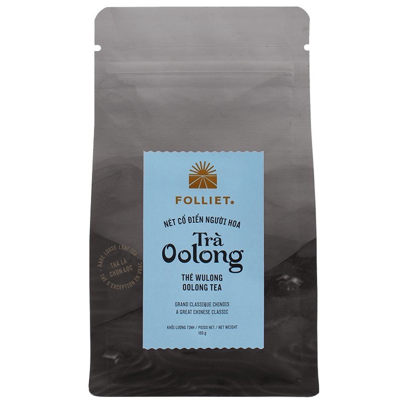Trà Ô long (Oolong - Wu Long) Hữu Cơ Folliet 100gr