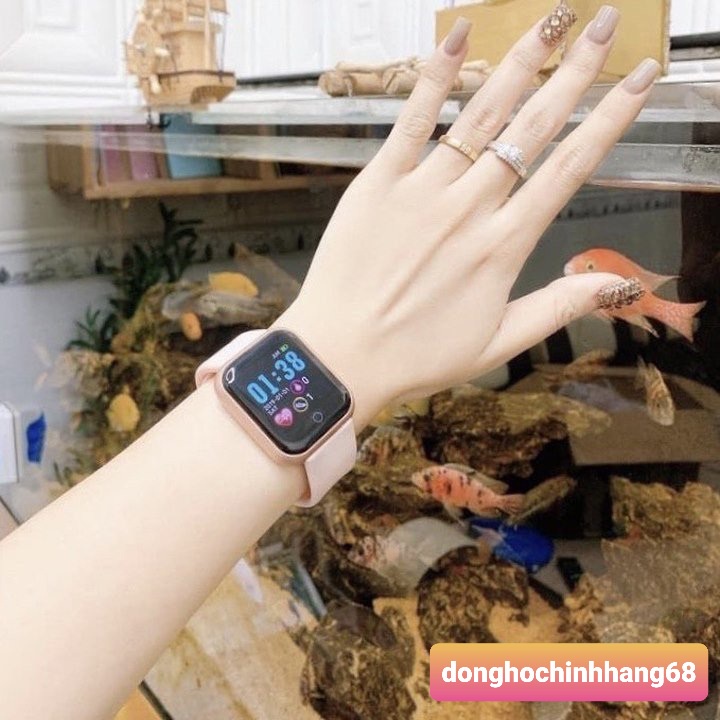 💥Thay được hình nền💥 Đồng Hồ Thông Minh Y68 Bản Cao Cấp Kết Nối Bluetooth