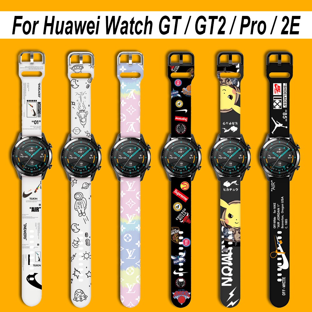 Dây Đeo Tay Thay Thế 22mm Bằng Silicone Cho Đồng Hồ Huawei Watch Gt2 Pro Gt2 46mm Gt 2e