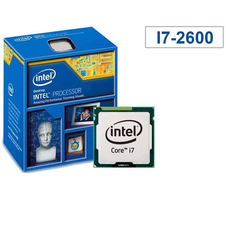 Bộ Vi Xử Lý Intel Core i7 2600 4 nhân 8 luồng sockeet 1155 3.40 GHz - 3.80 GHz bóc máy (Giá Khai Trương)