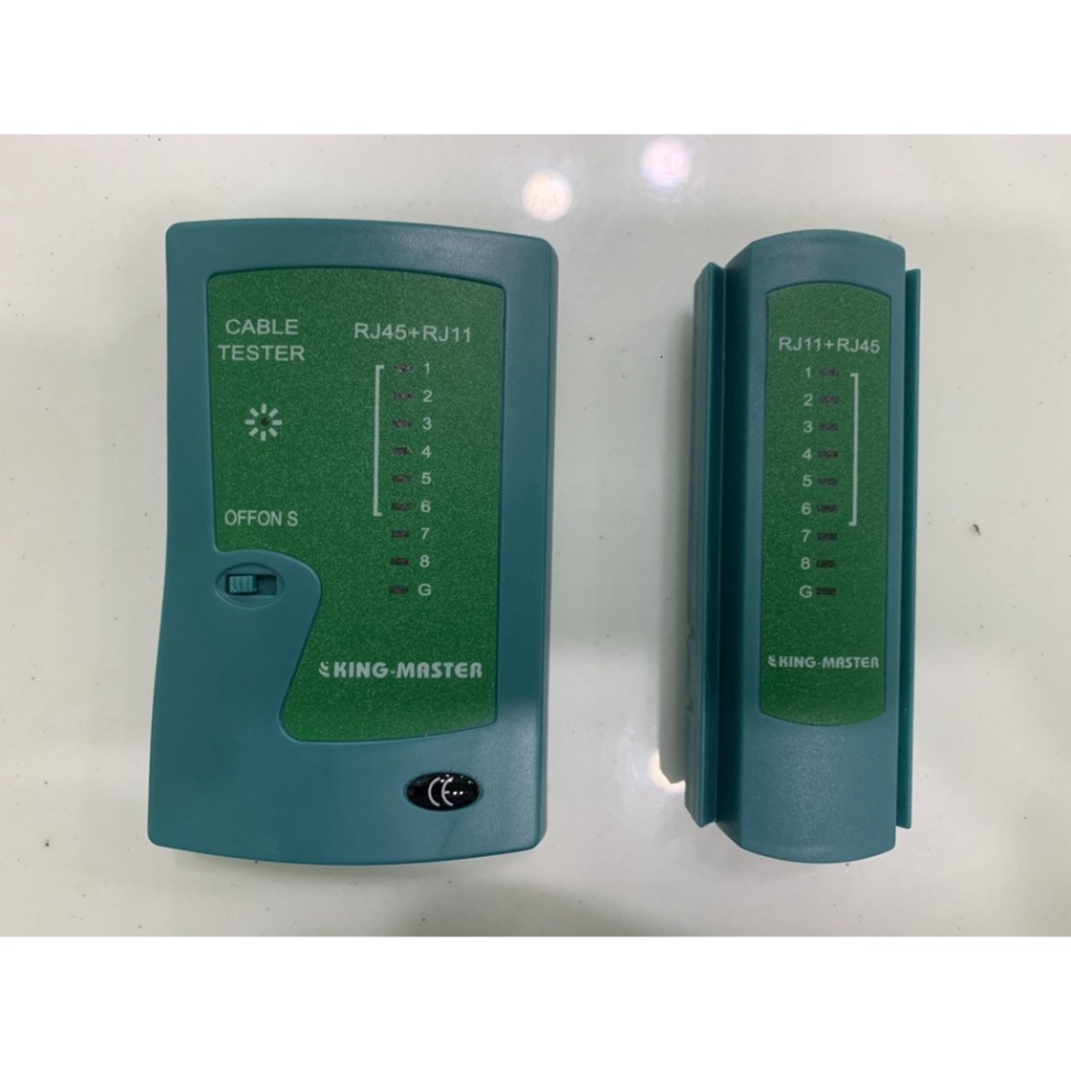 Bộ test kiểm tra tín hiệu dây mạng RJ45 RJ11 RJ12 Kingmaster KM 468A