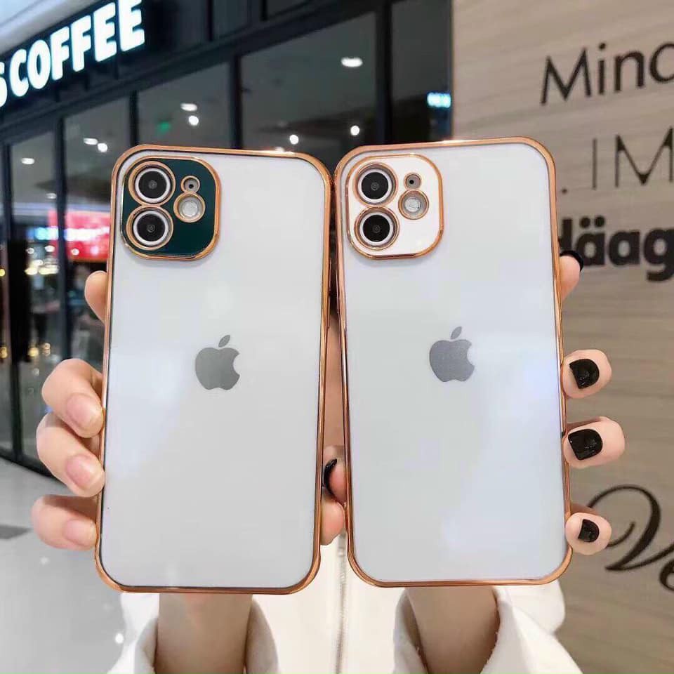 🌸Ốp lưng iphone🌸LIKGUS chính hãng giả độ 12 viền si vàng sang chảnh  /7-8-plus/X-XS/XSMAX/11/11-pro/11-pro-max/12 pro-ma