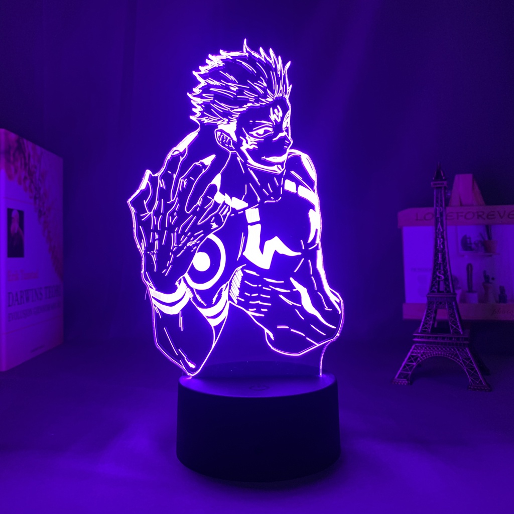 Đèn Led Ryomen Sukuna Hình Anime Jujutsu Kaisen Trang Trí Phòng Ngủ Cho Bé