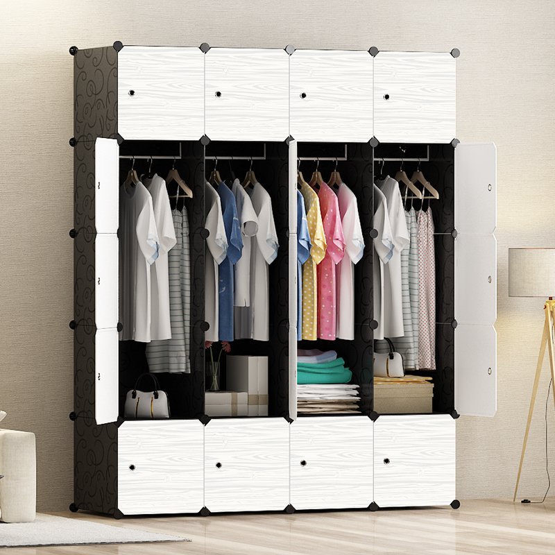 XƯỞNG TỦ ĐỂ QUẦN ÁO ĐA NĂNG LẮP 20 Ô THÔNG MINH