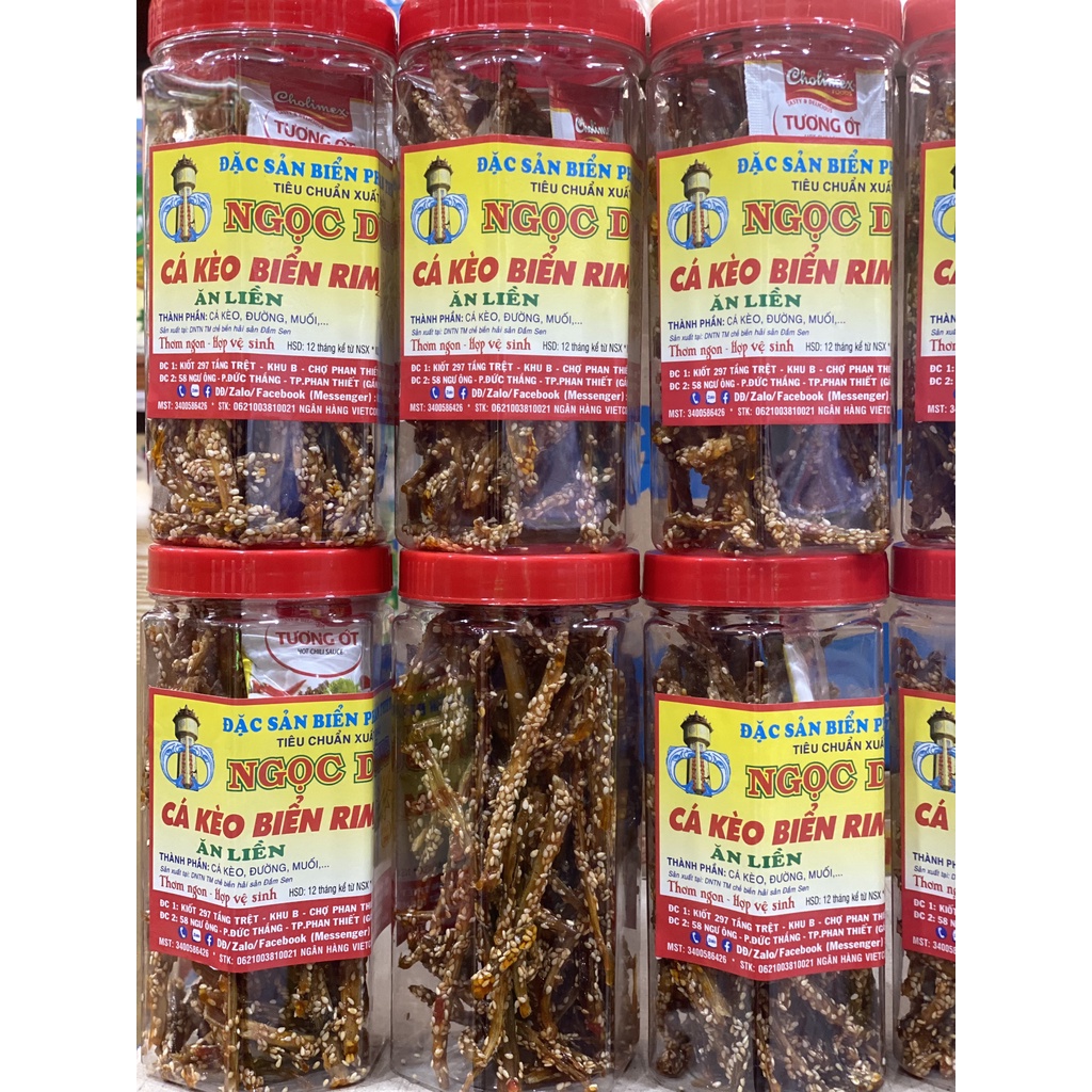Cá Kèo Biển Rim ( ăn liền ) là món ăn ngon của Shop Đặc Sản Biển Phan Thiết NGỌC DŨNG; Hộp 200 gram. HSD 12 tháng