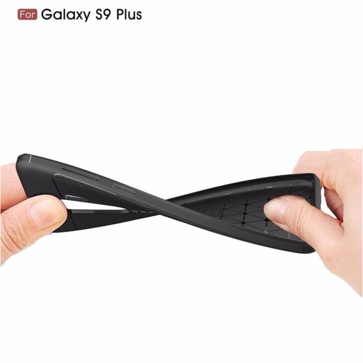 Ốp Lưng Auto Focus Vân Da Cho Samsung S9 Plus