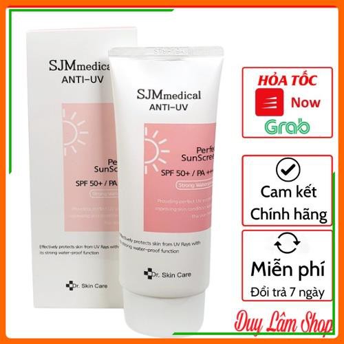 (Sản phẩm tặng) Kem Chống Nắng SJM Medical Anti UV SPF 50 /PA+++ Hàn Quốc - Phù Hợp Mọi Loại Da 30g