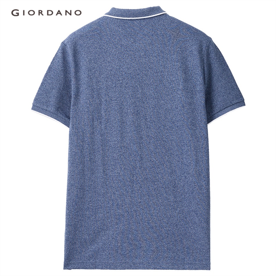 [ Mã 12FASHIONSALE1 giảm 10K đơn 50K ] Áo thun polo GIORDANO 01011425 tay ngắn thời trang cho nam | BigBuy360 - bigbuy360.vn