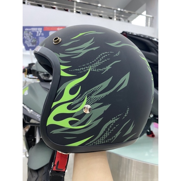 MŨ BẢO HIỂM JET PHIÊN BẢN RIDE AS THE KING CHÍNH HÃNG