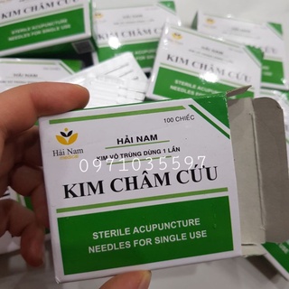 Kim châm cứu Hải bam size 0,25.13,kim đốt nốt ruồi
