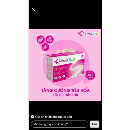 E - Zyms kid hộp 20 gói