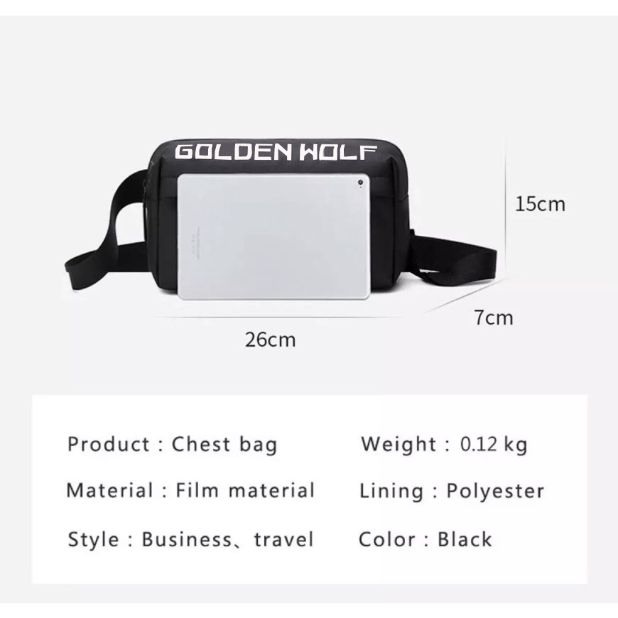 Túi Đeo Vai Thời Trang GOLDEN WOLF