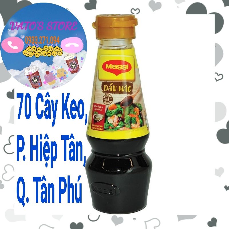 Dầu hào Maggi đậm đặc chai 150g 150gr