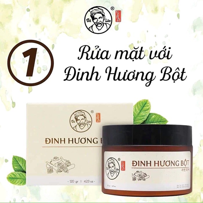 (chính hãng) - Bột Đinh Hương Sạch nhờn sạch mụn sáng da Bà Lão