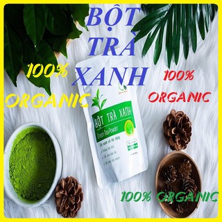 Bột trà xanh sấy lạnh quảng thanh 100gr 100% organic