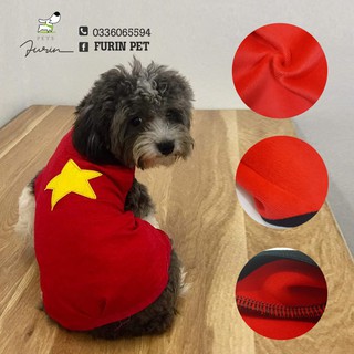 Áo cờ Việt Nam cho thú cưng