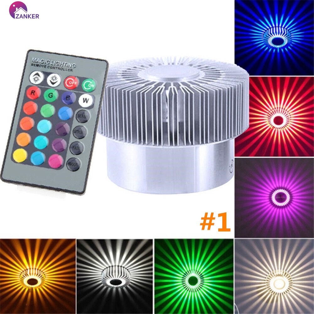 Đèn LED gắn tường điều khiển từ xa có hình hoa hướng dương