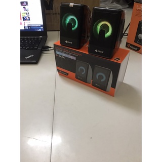 Loa vi tính 2.0 kisonli l-8080 led rgb chuyên nhạc và game
