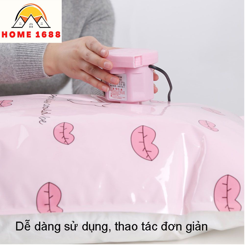 Máy hút chân không Dr. Storage 200W  Máy hút điện chân không quần áo mini, túi hút chân không A02 Home1688