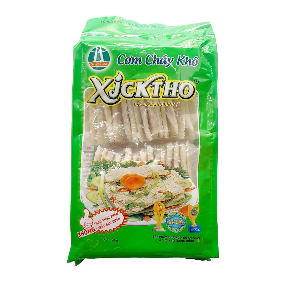 Cơm cháy khô Xicktho (Chưa chiên) 01 kg - Đặc sản Ninh Bình