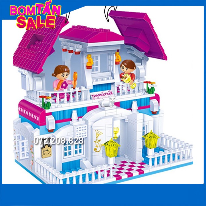 Lego Friends Ban Bao 6103 / 552 Mảnh ghép 🍀 Bộ Lego Xếp Hình Nhà Hàng Ban Bao