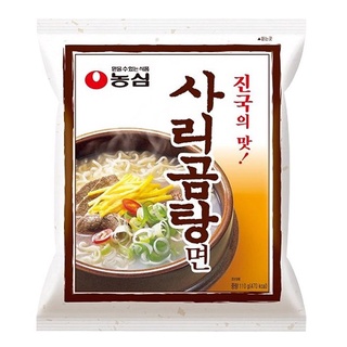 Mì canh xương bò Nongshim Gomtang Gomguk - (농심) 사리곰탕면 봉지 / 큰사발  - Mì tôm Hàn Quốc dạng Gói và Ly - Hàng nội địa Hàn Quốc