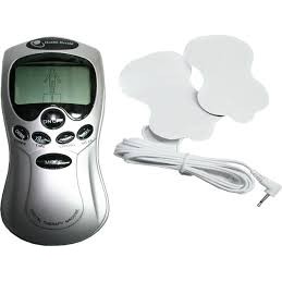 Máy massage bấm huyệt xung điện với 4 miếng dán - Máy mát xa châm cứu đấm bóp