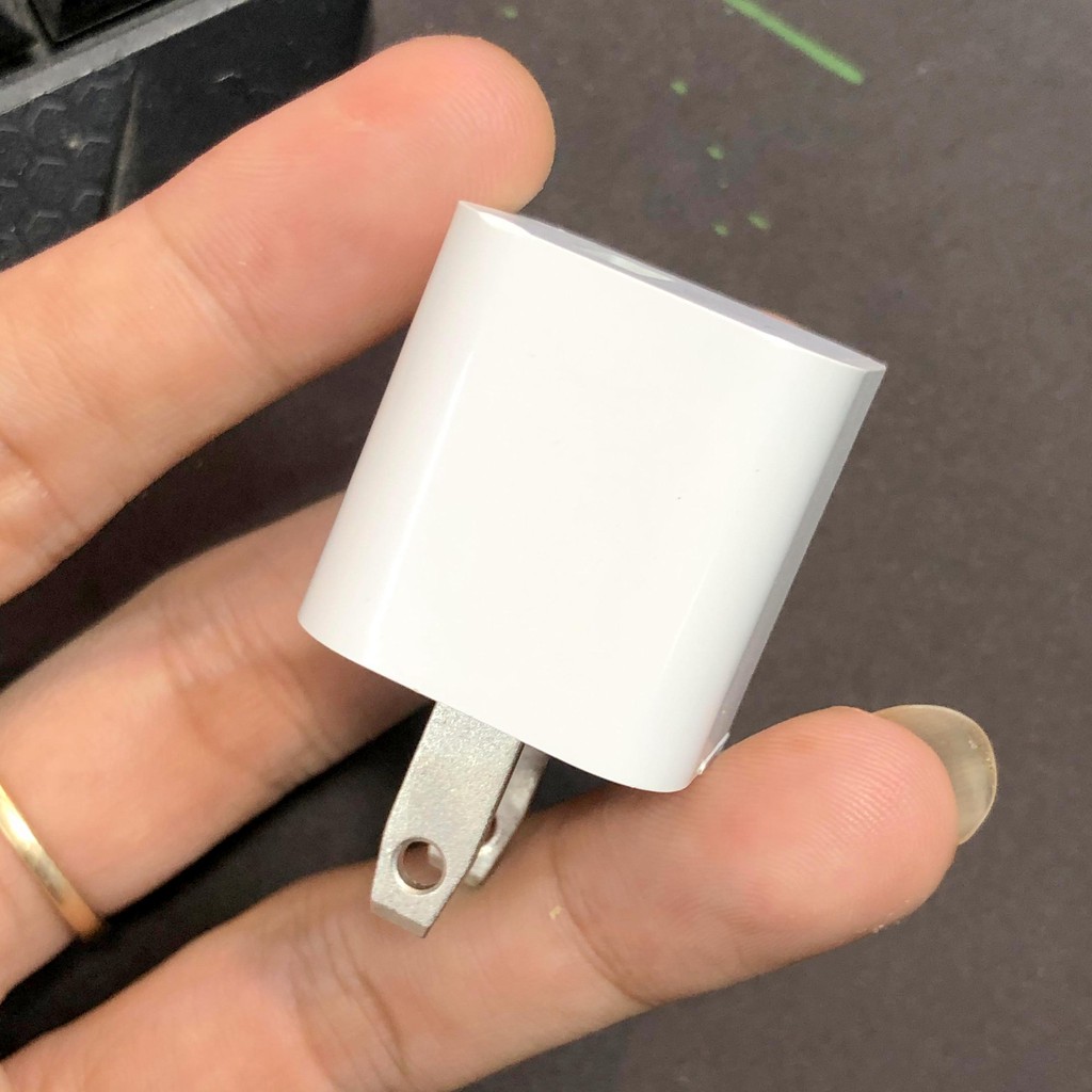 Cốc xạc cho iphone vuông 19H, củ sạc nhanh 5w dùng cho các loại cáp sạt điện thoai Lightning cổng usb KLH