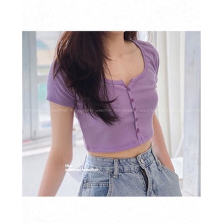 ÁO CROPTOP CÀI CÚC