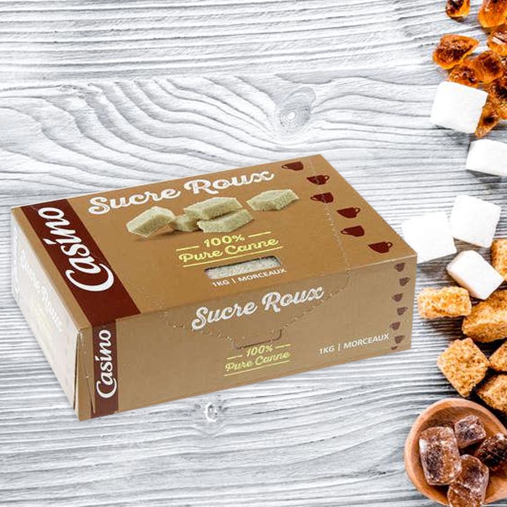 Đường Mía Nâu Nguyên Chất Dạng Viên Casino 1kg - Casino Cubes Pure Brown Cane Sugar