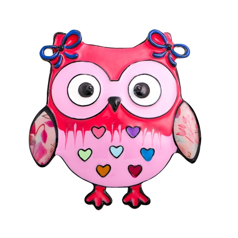 Ghim CàI ÁO HìNh Chim Cú ĐíNh Kim Cương Pha Lê Giả ThờI Trang Cho Nam Nữ