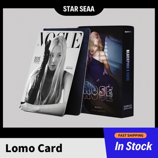 Hộp 55 ảnh thẻ lomo card nhóm nhạc blackpink rose lomo card