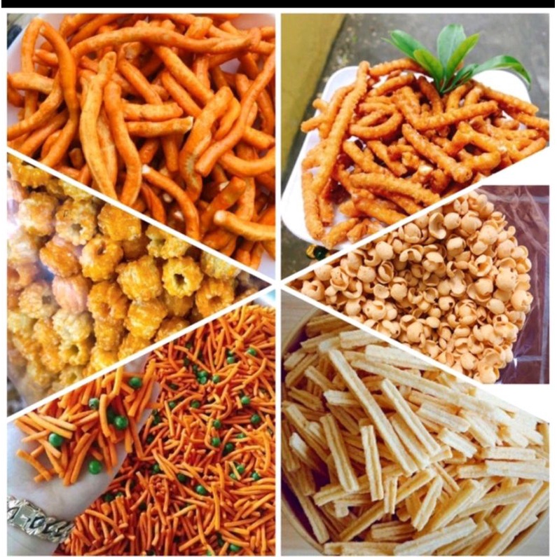 500g Snack tá lả tẩm vị Mix các loại