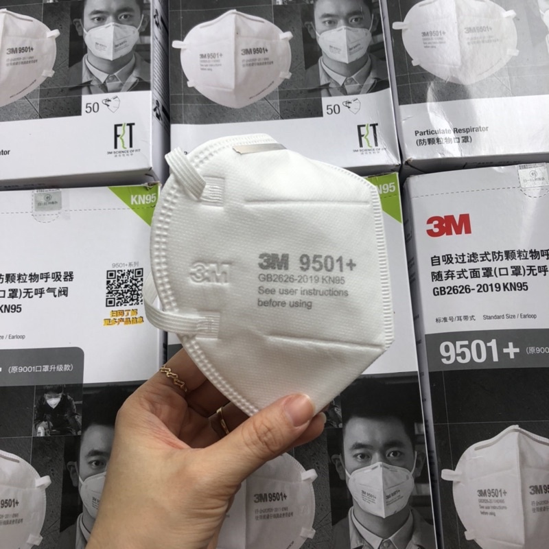 [CHÍNH HÃNG] Khẩu trang 3M 9501+ 9502+ KN95