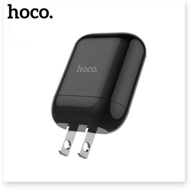 Combo cốc sạc và cáp sạc Hoco HK2 Lightning hỗ trợ sạc nhanh 3.4A cho iPhone/iPad thân cốc sạc làm từ nhựa ABS bền chắc