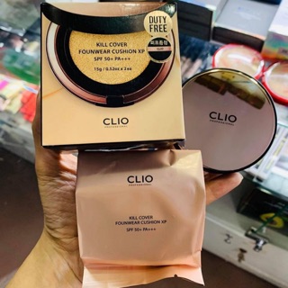 PHẤN NƯỚC CLIO KILL COVER FOUNWEAR CUSHION XP SPF 50+PA+++  dành cho da hh dầu, dầu che phủ tốt