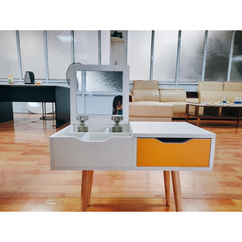 Bàn Trang Điểm Mini Ngồi Bệt Chân Gỗ Sồi - GP92 | BigBuy360 - bigbuy360.vn